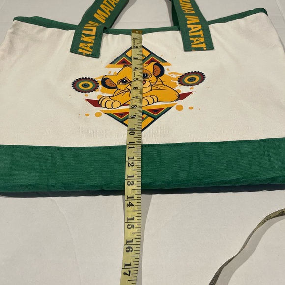 Disney The Lion King Simba Hakuna Matata Canvas Tote Bag NWT - Picture 11 of 14